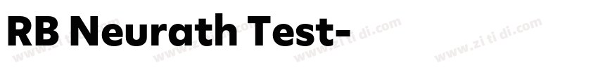 RB Neurath Test字体转换